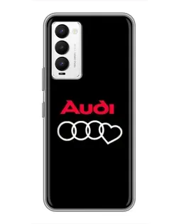 Чехол для TECNO Camon 18 / Camon 18P с картинкой «Логотип Audi Heart» Чехол для TECNO Camon 18 / Camon 18P с картинкой «Логотип Audi Heart»