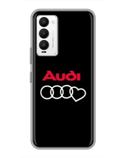 Чехол для TECNO Camon 18 / Camon 18P с картинкой «Логотип Audi Heart» Чехол для TECNO Camon 18 / Camon 18P с картинкой «Логотип Audi Heart»