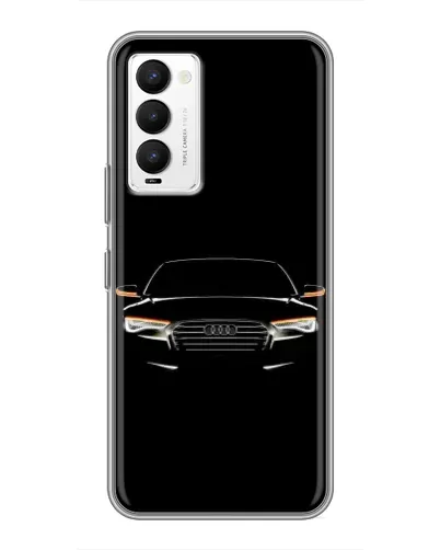 Чехол для TECNO Camon 18 / Camon 18P с картинкой «Audi — ночной контур» Чехол для TECNO Camon 18 / Camon 18P с картинкой «Audi — ночной контур»