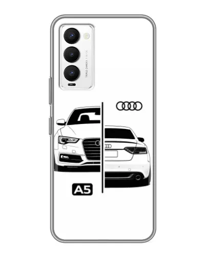 Чехол для TECNO Camon 18 / Camon 18P с картинкой «Audi — контрастный дизайн» Чехол для TECNO Camon 18 / Camon 18P с картинкой «Audi — контрастный дизайн»