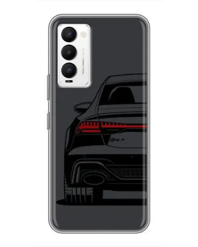 Чехол для TECNO Camon 18 / Camon 18P с картинкой «Задняя часть Audi — арт» Чехол для TECNO Camon 18 / Camon 18P с картинкой «Задняя часть Audi — арт»