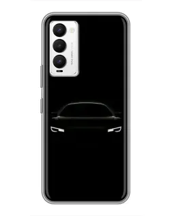 Чехол для TECNO Camon 18 / Camon 18P с картинкой «Взгляд Audi в темноте»