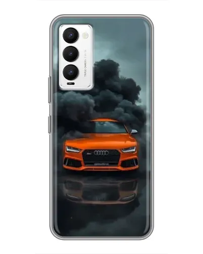 Чехол для TECNO Camon 18 / Camon 18P с картинкой «Audi в облаках дыма» Чехол для TECNO Camon 18 / Camon 18P с картинкой «Audi в облаках дыма»
