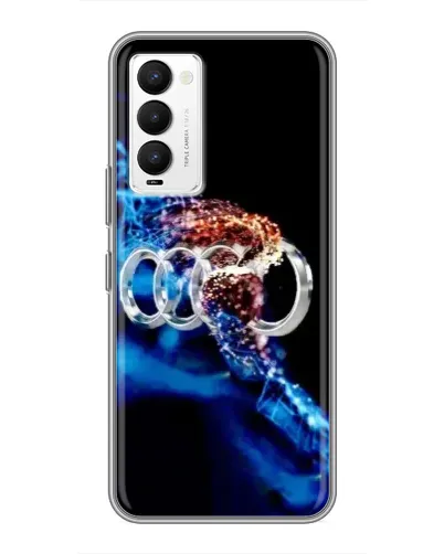 Чехол для TECNO Camon 18 / Camon 18P с картинкой «Энергия лого Audi» Чехол для TECNO Camon 18 / Camon 18P с картинкой «Энергия лого Audi»
