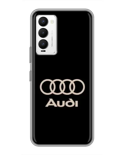 Чехол для TECNO Camon 18 / Camon 18P с картинкой «Audi — золотой логотип» Чехол для TECNO Camon 18 / Camon 18P с картинкой «Audi — золотой логотип»