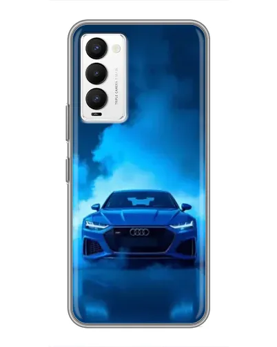 Чехол для TECNO Camon 18 / Camon 18P с картинкой «Audi — голубая энергия» Чехол для TECNO Camon 18 / Camon 18P с картинкой «Audi — голубая энергия»