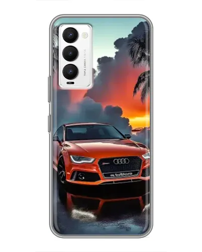 Чехол для TECNO Camon 18 / Camon 18P с картинкой «Audi — закат» Чехол для TECNO Camon 18 / Camon 18P с картинкой «Audi — закат»