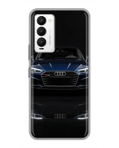Чехол для TECNO Camon 18 / Camon 18P с картинкой «Audi — ночное отражение» Чехол для TECNO Camon 18 / Camon 18P с картинкой «Audi — ночное отражение»