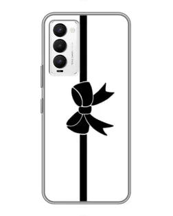 Чехол для TECNO Camon 18 / Camon 18P с картинкой «Вертикальный бант»