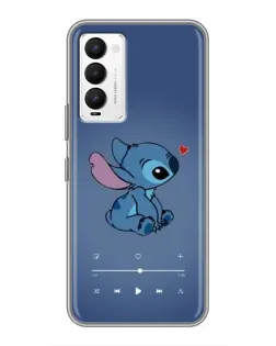 Чехол для TECNO Camon 18 / Camon 18P с картинкой «Музыкальный Stitch»