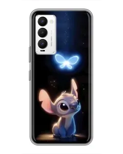 Чехол для TECNO Camon 18 / Camon 18P с картинкой «Сияющий Стич»
