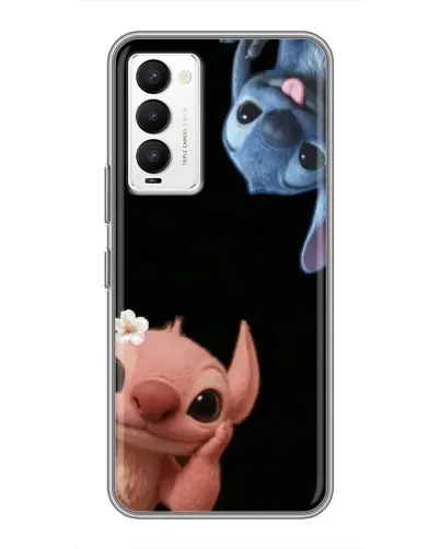 Чехол для TECNO Camon 18 / Camon 18P с картинкой «Фиолетовый туман роз»