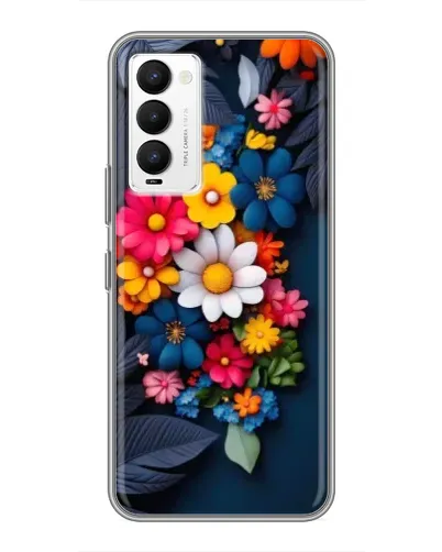Чехол для TECNO Camon 18 / Camon 18P с картинкой «Цветочная феерия» Чехол для TECNO Camon 18 / Camon 18P с картинкой «Цветочная феерия»