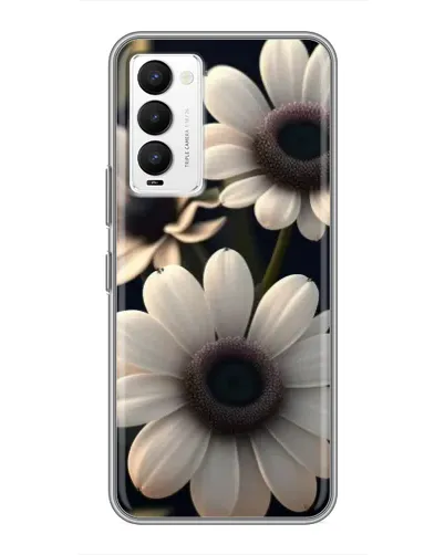 Чехол для TECNO Camon 18 / Camon 18P с картинкой «Белые маргаритки макро» Чехол для TECNO Camon 18 / Camon 18P с картинкой «Белые маргаритки макро»