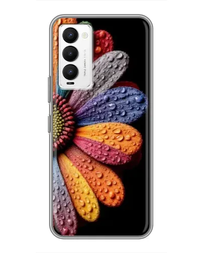 Чехол для TECNO Camon 18 / Camon 18P с картинкой «Радужный цветок» Чехол для TECNO Camon 18 / Camon 18P с картинкой «Радужный цветок»