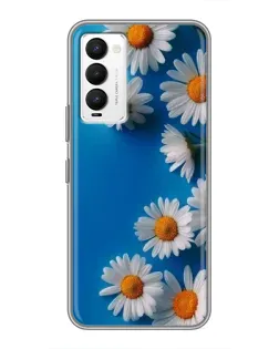 Чохол для TECNO Camon 18 / Camon 18P з картинкою «Білосніжні маргаритки»