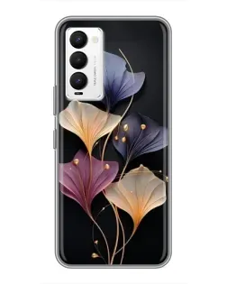 Чохол для TECNO Camon 18 / Camon 18P з картинкою «Лілові квіти грації»