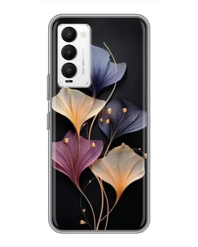 Чехол для TECNO Camon 18 / Camon 18P с картинкой «Лиловые цветы грации» Чехол для TECNO Camon 18 / Camon 18P с картинкой «Лиловые цветы грации»