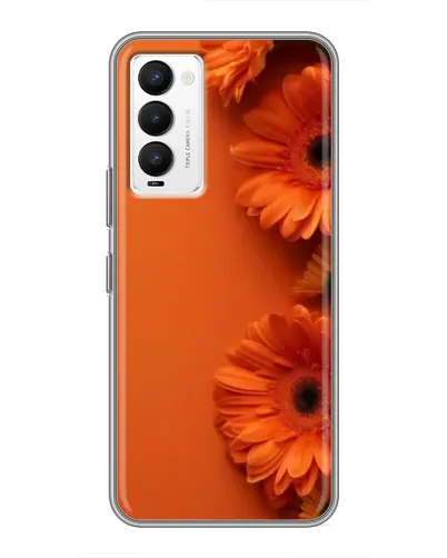 Чехол для TECNO Camon 18 / Camon 18P с картинкой «Оранжевые герберы» Чехол для TECNO Camon 18 / Camon 18P с картинкой «Оранжевые герберы»
