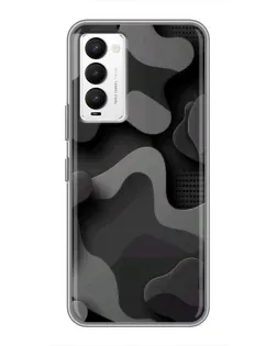 Чехол для TECNO Camon 18 / Camon 18P с картинкой «Темный абстрактный камуфляж» Чехол для TECNO Camon 18 / Camon 18P с картинкой «Темный абстрактный камуфляж»