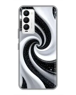 Чехол для TECNO Camon 18 / Camon 18P с картинкой «Черно-белая спираль» Чехол для TECNO Camon 18 / Camon 18P с картинкой «Черно-белая спираль»