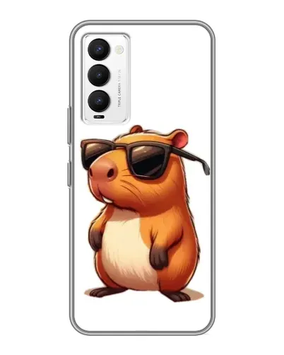 Чехол для TECNO Camon 18 / Camon 18P с картинкой «Капибара в очках» Чехол для TECNO Camon 18 / Camon 18P с картинкой «Капибара в очках»