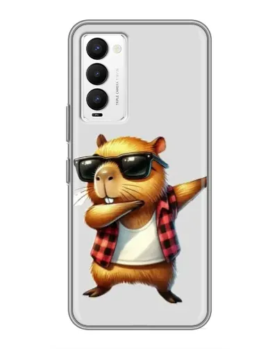 Чехол для TECNO Camon 18 / Camon 18P с картинкой «Капибара рэпер даб» Чехол для TECNO Camon 18 / Camon 18P с картинкой «Капибара рэпер даб»