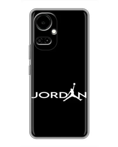 Чохол для TECNO Camon 19 (CI6n) / 19 Pro (CI8n) з картинкою «Jordan White Logo»