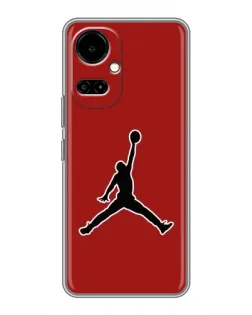 Чохол для TECNO Camon 19 (CI6n) / 19 Pro (CI8n) з картинкою «Jordan Red Back»
