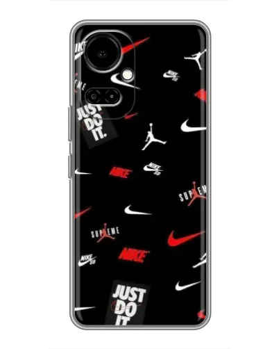 Чохол для TECNO Camon 19 (CI6n) / 19 Pro (CI8n) з картинкою «Nike Mix Pattern»