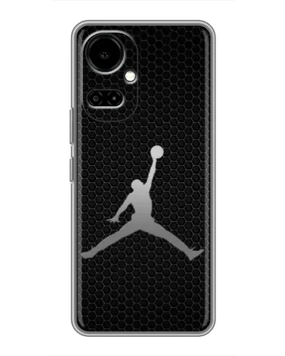 Чохол для TECNO Camon 19 (CI6n) / 19 Pro (CI8n) з картинкою «Jordan Dark Carbon»