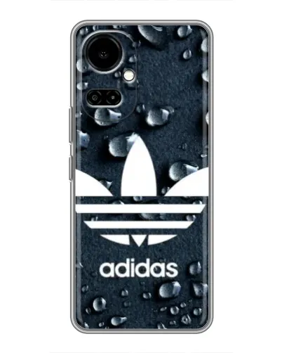 Чохол для TECNO Camon 19 (CI6n) / 19 Pro (CI8n) з картинкою «Adidas Trefoil Blue»