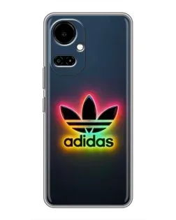 Чохол для TECNO Camon 19 (CI6n) / 19 Pro (CI8n) з картинкою «Неоновий Adidas»