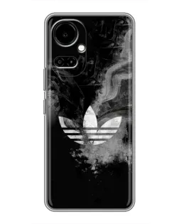 Чохол для TECNO Camon 19 (CI6n) / 19 Pro (CI8n) з картинкою «Абстрактний дим Adidas»