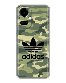 Чохол для TECNO Camon 19 (CI6n) / 19 Pro (CI8n) з картинкою «Мілітарі стиль Adidas»