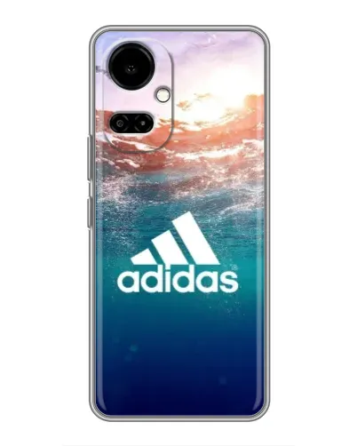 Чохол для TECNO Camon 19 (CI6n) / 19 Pro (CI8n) з картинкою «Океанська глибина адідас»
