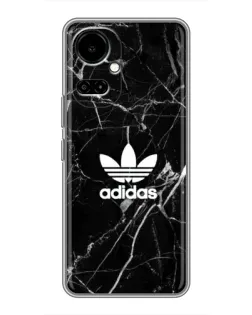 Чохол для TECNO Camon 19 (CI6n) / 19 Pro (CI8n) з картинкою «Білий мармур Adidas»