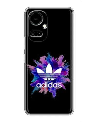 Чохол для TECNO Camon 19 (CI6n) / 19 Pro (CI8n) з картинкою «Вибух фарб Adidas»