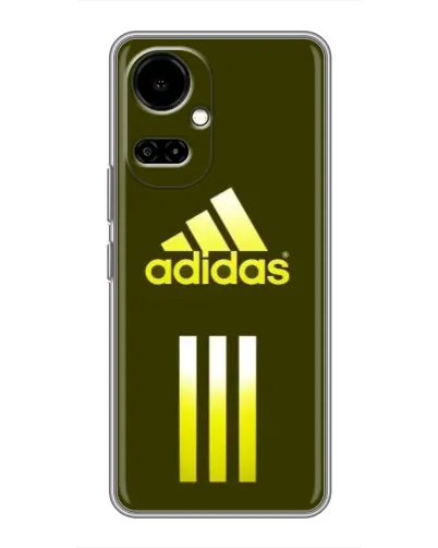 Чохол для TECNO Camon 19 (CI6n) / 19 Pro (CI8n) з картинкою «Оливковий градієнт Adidas»
