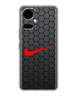 Чехол для TECNO Camon 19 (CI6n) / 19 Pro (CI8n) с картинкой «Nike — карбоновая сетка» Чехол для TECNO Camon 19 (CI6n) / 19 Pro (CI8n) с картинкой «Nike — карбоновая сетка»