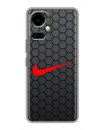 Чохол для TECNO Camon 19 (CI6n) / 19 Pro (CI8n) з картинкою «Nike — карбонова сітка» Чохол для TECNO Camon 19 (CI6n) / 19 Pro (CI8n) з картинкою «Nike — карбонова сітка»