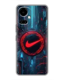 Чохол для TECNO Camon 19 (CI6n) / 19 Pro (CI8n) з картинкою «Техногенний стиль Nike»
