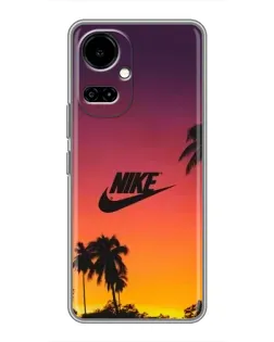 Чохол для TECNO Camon 19 (CI6n) / 19 Pro (CI8n) з картинкою «Nike на заході сонця»