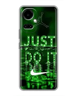 Чохол для TECNO Camon 19 (CI6n) / 19 Pro (CI8n) з картинкою «Зелений неоновий Nike»