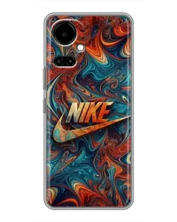 Чохол для TECNO Camon 19 (CI6n) / 19 Pro (CI8n) з картинкою «Nike в абстракції»