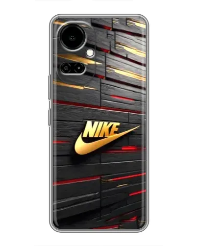 Чохол для TECNO Camon 19 (CI6n) / 19 Pro (CI8n) з картинкою «Золотий Nike на металі» Чохол для TECNO Camon 19 (CI6n) / 19 Pro (CI8n) з картинкою «Золотий Nike на металі»