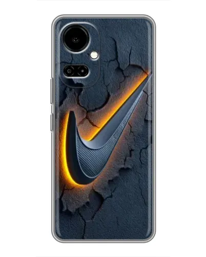 Чохол для TECNO Camon 19 (CI6n) / 19 Pro (CI8n) з картинкою «Об'ємний логотип Найк» Чохол для TECNO Camon 19 (CI6n) / 19 Pro (CI8n) з картинкою «Об'ємний логотип Найк»