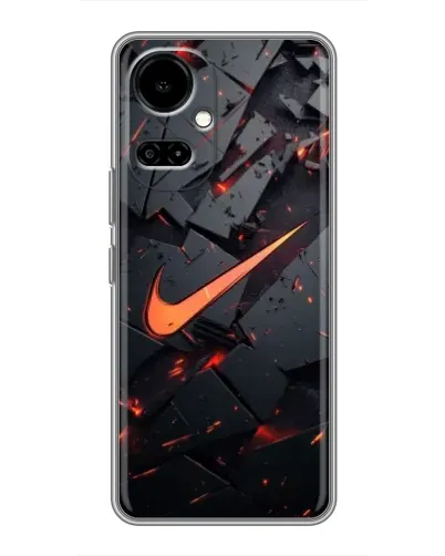 Чохол для TECNO Camon 19 (CI6n) / 19 Pro (CI8n) з картинкою «Nike — ефект розломів» Чохол для TECNO Camon 19 (CI6n) / 19 Pro (CI8n) з картинкою «Nike — ефект розломів»