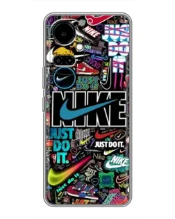 Чехол для TECNO Camon 19 (CI6n) / 19 Pro (CI8n) с картинкой «Яркий коллаж Nike»