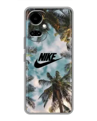 Чехол для TECNO Camon 19 (CI6n) / 19 Pro (CI8n) с картинкой «Тропический принт Nike» Чехол для TECNO Camon 19 (CI6n) / 19 Pro (CI8n) с картинкой «Тропический принт Nike»